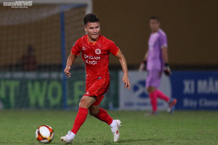 Quang Hải chưa ghi bàn cho CLB Công an Hà Nội, kể cả trong loạt luân lưu.