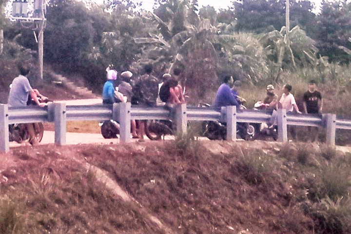 Hiện trường vụ việc. (Ảnh: CTV)