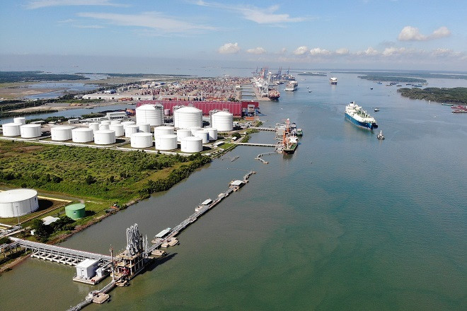 Kho cảng LNG Thị Vải.