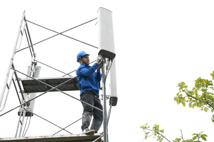 Một nhà mạng hỗ trợ ban tổ chức lắp đặt trạm BTS riêng. Trạm thu sóng và giúp việc truyền tải dữ liệu nhanh, mượt mà, không bị gián đoạn.