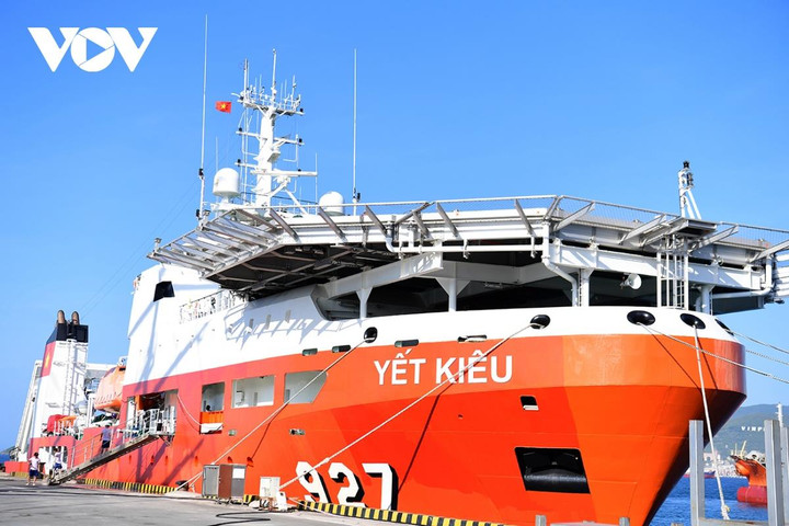 Tàu cứu hộ Yết Kiêu cũng được huy động cho Chương trình “Mạnh giàu từ biển quê hương”.