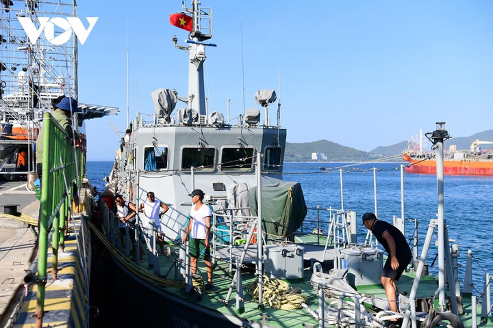 Tàu của lực lượng Biên phòng.