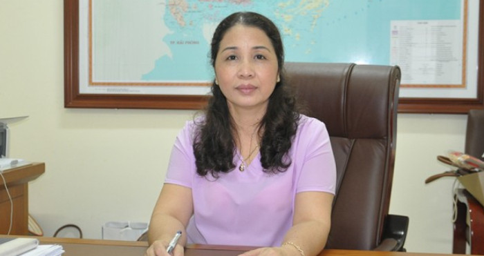 Bị can Vũ Liên Oanh khi đang là Giám đốc Sở GD&ĐT Quảng Ninh