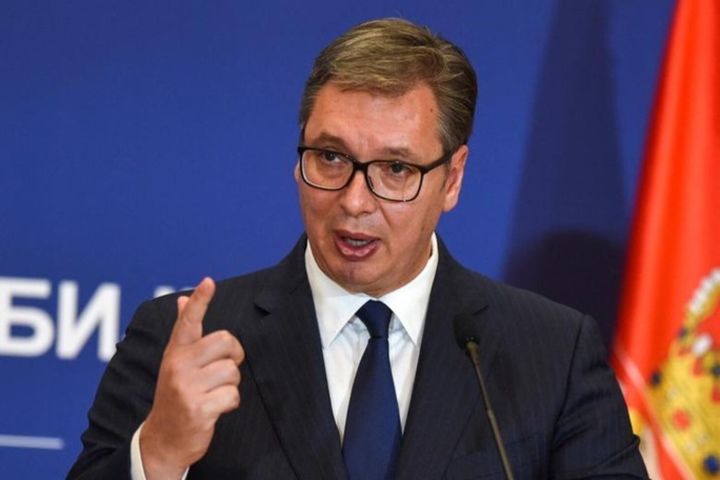 Tổng thống Serbia Aleksandar Vucic. (Ảnh: Reuters)