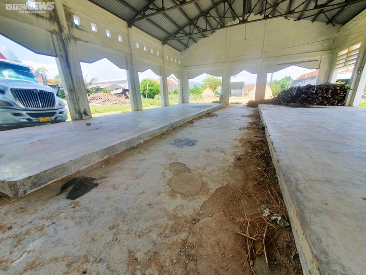 Chợ có các hạng mục như: chợ ngoài trời, khu nhà lồng, khu nhà vệ sinh, nhà bảo vệ… Hiện tại, chợ Mỹ Quang thành nơi đậu ô tô. Bên trong chợ thành nhà kho chất củi, rơm rạ, một số vật dụng khác. Bê tông bị bong tróc, lồi lõm; nhiều nơi nham nhở.