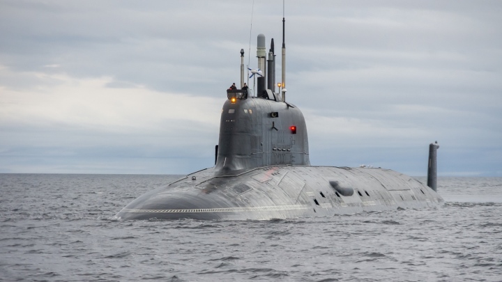Tàu ngầm tấn công hạt nhân đa năng Đề án 885M lớp Yasen của hải quân Nga. (Ảnh: TASS)
