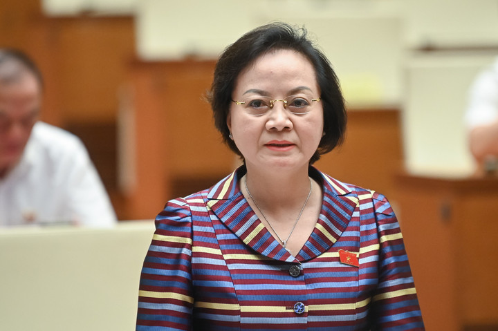 Bộ trưởng Nội vụ Phạm Thị Thanh Trà. (Ảnh: quochoi.vn).