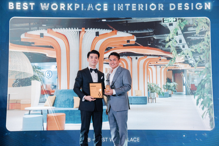 Công trình SHB - Best workplace chiến thắng hạng mục Best Workplace Interior Design.
