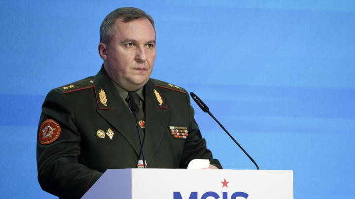 Bộ trưởng Quốc phòng Belarus Viktor Khrenin. (Ảnh: Getty)