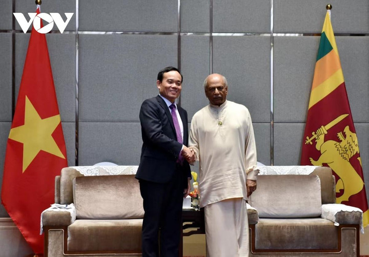 Phó Thủ tướng Trần Lưu Quang và Thủ tướng Sri Lanka - Dinsesh Gunawardena.