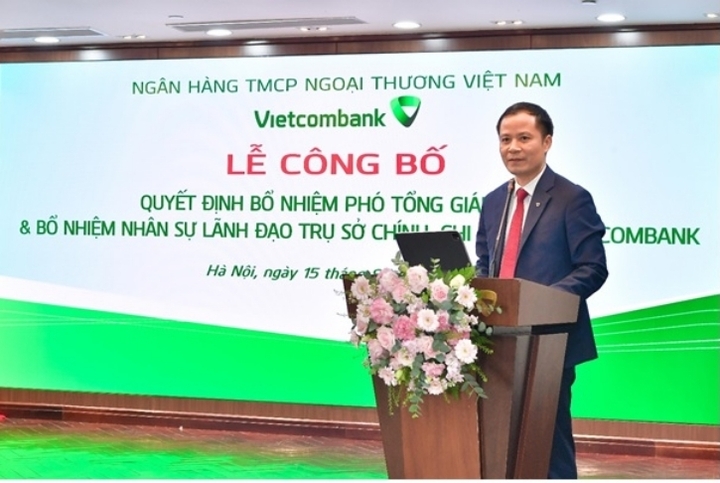 Ông Lê Hoàng Tùng được bổ nhiệm làm Phó Tổng Giám đốc Vietcombank. (Ảnh: Đ.V)