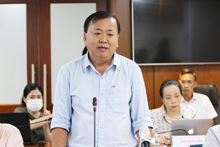 Ông Nguyễn Minh Lý, Chánh Thanh tra Sở Du lịch TP.HCM. (Ảnh: Thành Nhân)