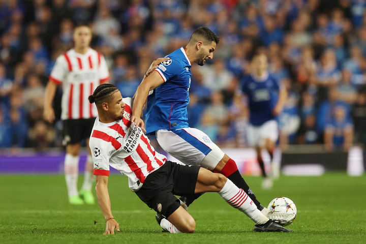 Rangers chạm chán PSV tại giải Champions League
