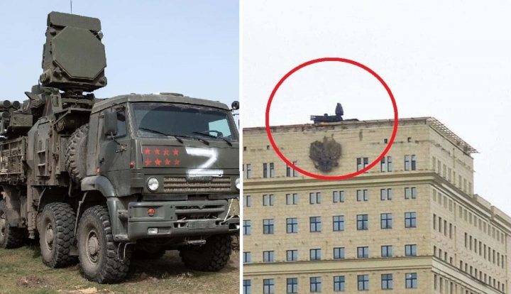 Nga triển khai hệ thống phòng không trên nóc các tòa nhà ở Moskva.