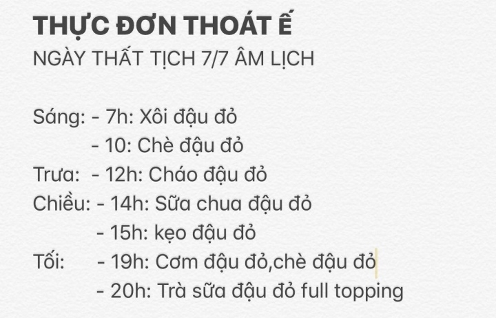 Lại thêm một thực đơn giúp thoát ế với đậu đỏ là món chủ đạo.