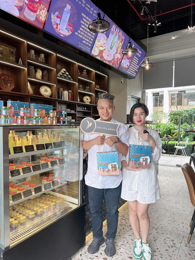 Thương hiệu yến sào Góc của Hằng.