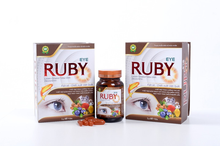Viên uống EYE RUBY được nhiều chuyên gia và khách hàng tin tưởng lựa chọn.