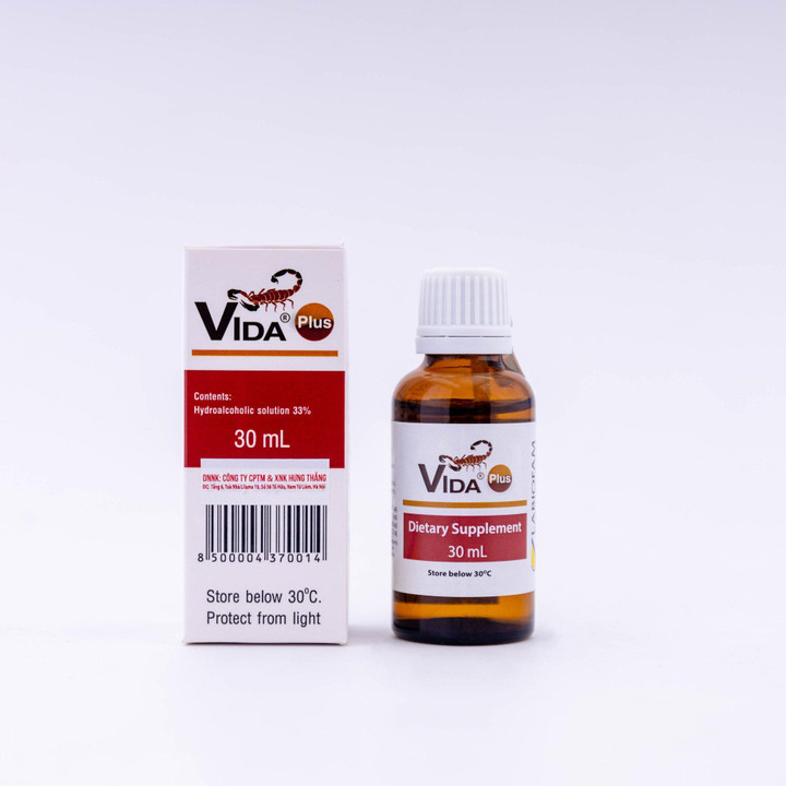 Vida Plus - Thực phẩm bảo vệ sức khỏe chiết xuất từ nọc bọ cạp xanh Cuba.