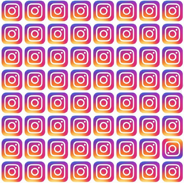 Đố bạn tìm ra biểu tượng Instagram bị lỗi trong 15 giây.