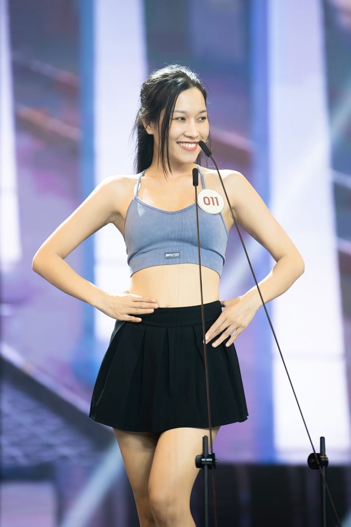 Thí sinh Miss Grand Vietnam 2023 để mặt mộc tập hô tên cho đêm chung khảo  - 5