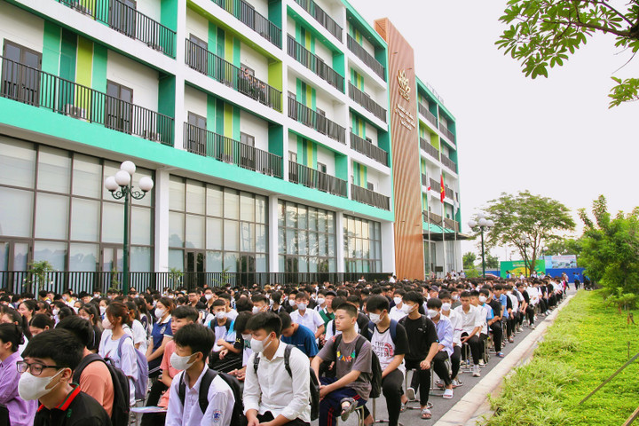 Gần 1000 học sinh, sinh viên CTECH tham gia Ngày hội tựu trường đợt I năm học 2023 - 2024.