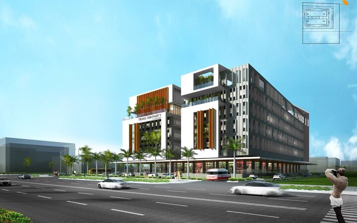 Trung tâm Pháp Y TP.HCM đang được SC5 thi công.