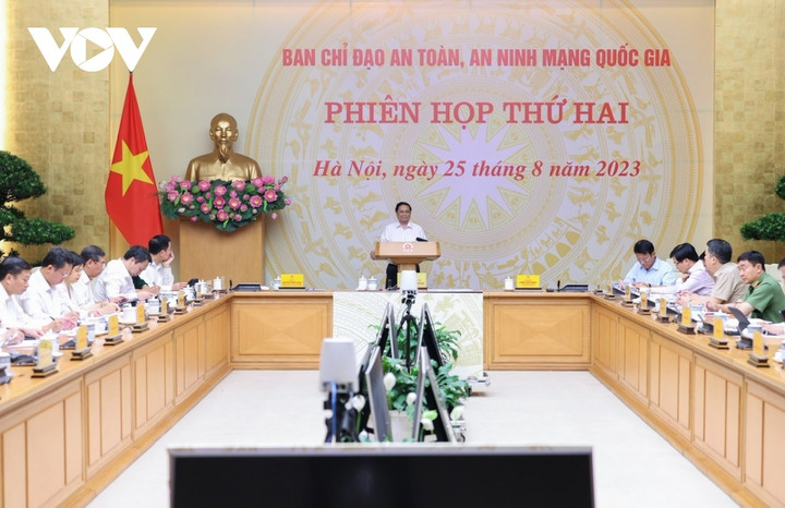 Thủ tướng chủ trì phiên họp Ban Chỉ đạo An toàn, an ninh mạng quốc gia.