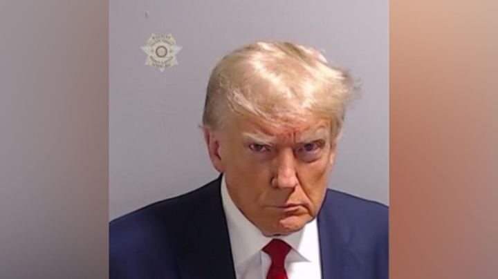 Ảnh lưu hồ sơ tại nhà tù bang Georgia của cựu Tổng thống Mỹ Donald Trump ngày 24/8. (Ảnh: Cảnh sát hạt Fulton)