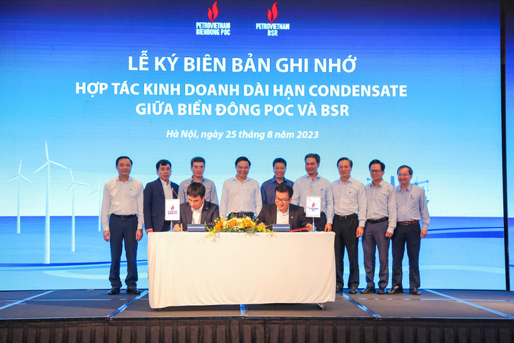 Ký kết biên bản ghi nhớ hợp tác kinh doanh dài hạn condensate giữa BIENDONG POC và BSR.