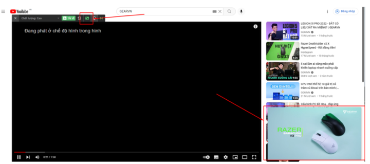 Cách xem YouTube ngoài màn hình siêu đơn giản - 3