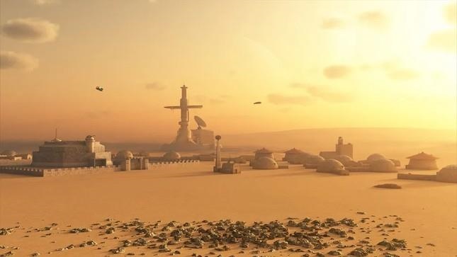 Mô phỏng về một cuộc thôn tính trong tương lai trên sao Hỏa. (Ảnh: Getty Images)