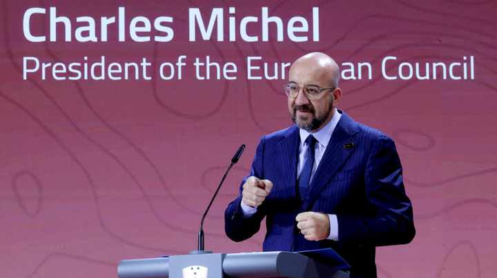 Chủ tịch Hội đồng châu Âu Charles Michel. (Ảnh: AP)