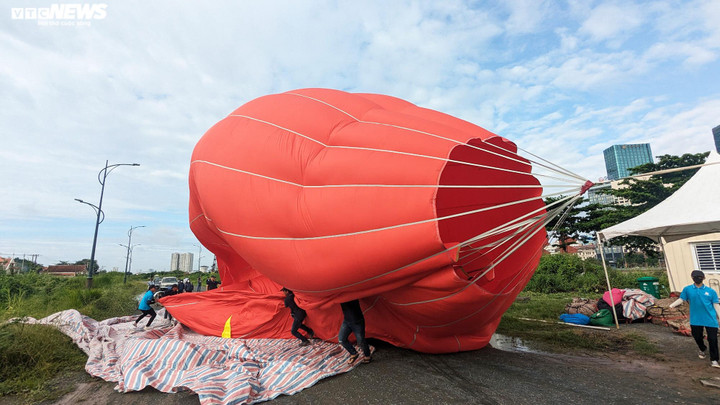 Đây là lần thứ 2, TP.HCM thả khinh khí cầu vào dịp lễ 2/9.