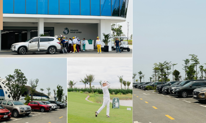 Sân golf trên biển với tầm nhìn độc bản cũng thu hút hàng trăm golfer.
