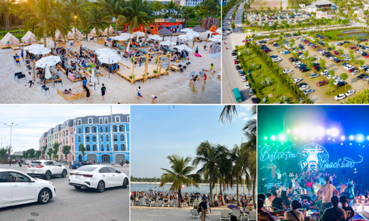 Cổng công viên nước Legend Park với thiết kế độc đáo, ấn tưởng trở thành điểm check-in “triệu like” dành cho du khách.