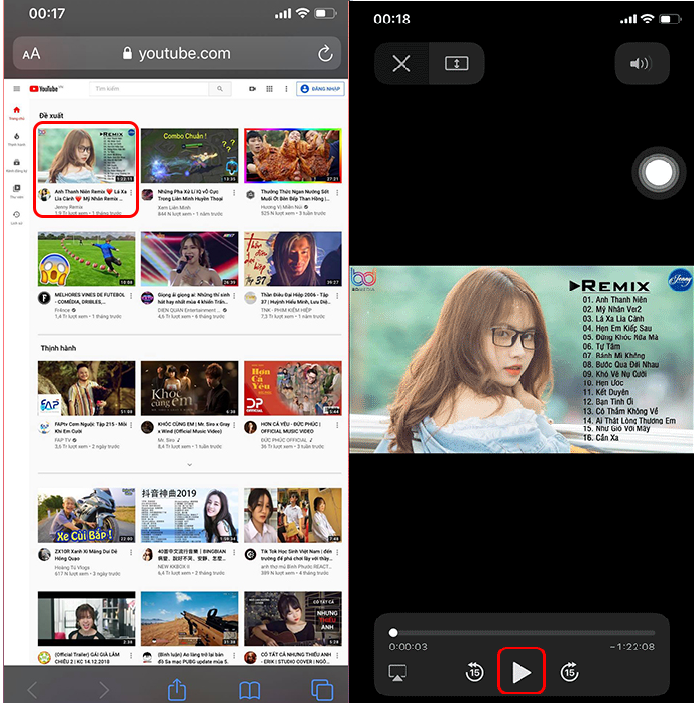 Các bước đơn giản giúp khóa màn hình khi xem Youtube trên iPhone - 3
