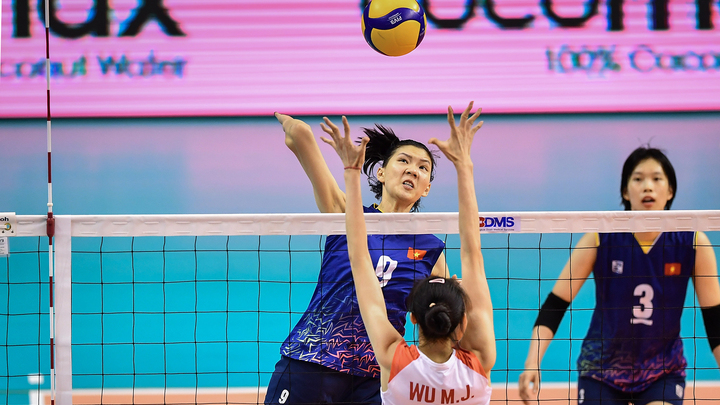 Đội tuyển nữ Việt Nam không thể tạo nên bất ngờ trước Trung Quốc. (Ảnh: AVC)