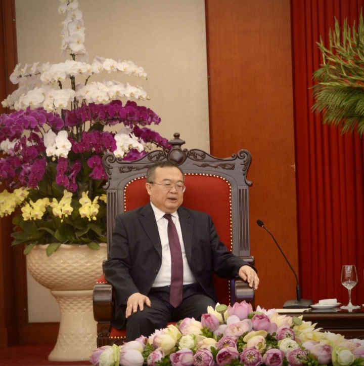 Ông Lưu Kiến Siêu - Trưởng Ban Liên lạc đối ngoại Trung ương Đảng Cộng sản Trung Quốc.