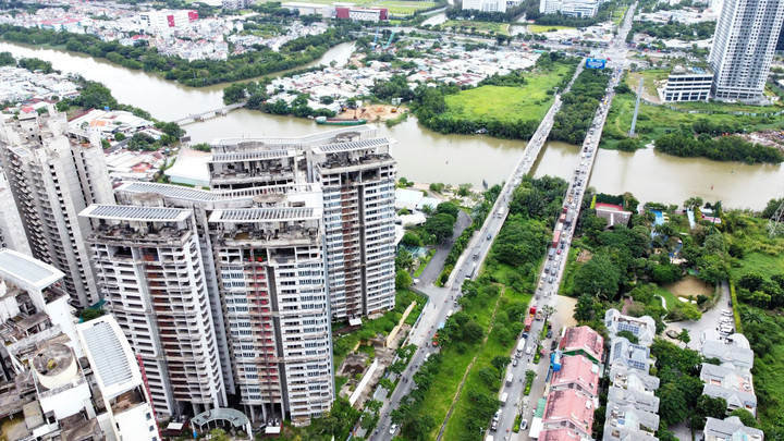Một đoạn đường Nguyễn Hữu Thọ. (Ảnh minh họa: Kinh tế Sài Gòn)