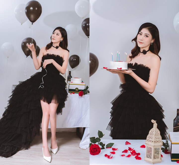 Sinh nhật tuổi 22 là dịp hiếm hoi Kiều Trinh đăng tải bộ ảnh thể hiện sự quyến rũ của bản thân.