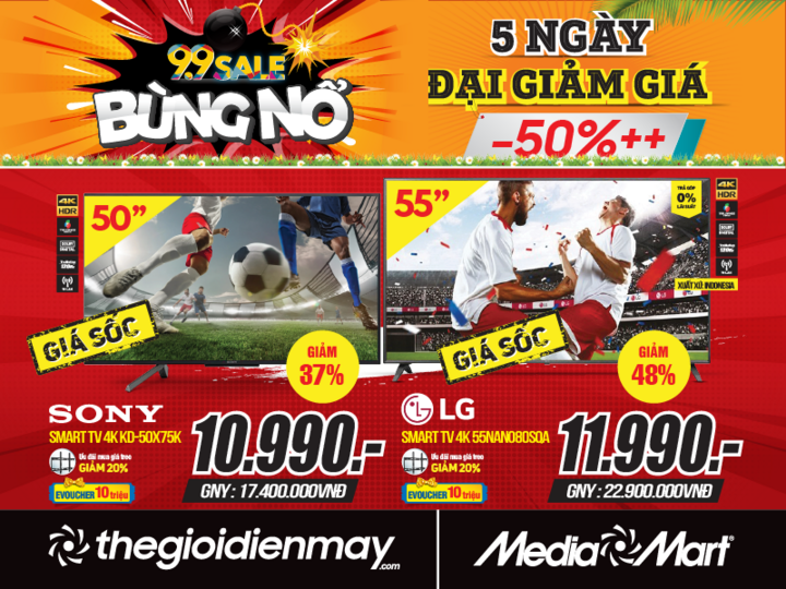 9.9 sale bùng nổ - 5 ngày đại giảm giá tại MediaMart - 1