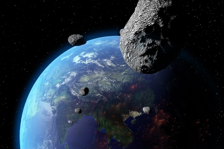 Năm tiểu hành tinh sắp bay lại gần Trái Đất trong tuần này nhưng chúng được NASA đánh giá không phải là mối đe dọa. (Ảnh: BRG)