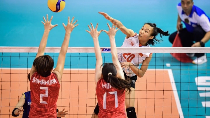 Đội tuyển Việt Nam thua Nhật Bản 2-3 đầy tiếc nuối ở giải vô địch châu Á. (Ảnh: AVC)