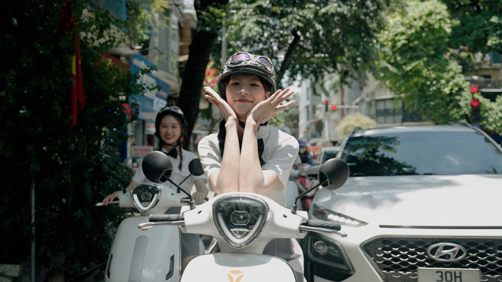 Những chiếc xe Yadea Orla với chuyển động êm ái, mượt mà.