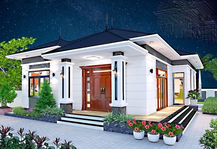 Mẫu thiết kế này được đánh cao từ phong cách, diện tích đa năng cho đến tiêu chuẩn kiến trúc mới lạ. Do đó, mẫu biệt thự cấp 4 trên đang dần đón đầu thị trường bản vẽ nhà ở hiện nay.