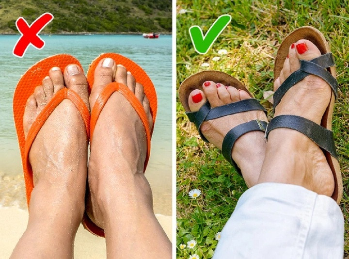 Dép xỏ ngón hiện nay thường làm bằng chất liệu không an toàn.