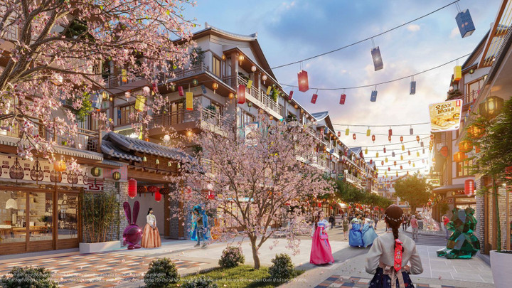 Phân khu K-Town sắp ra mắt được nhiều thương hiệu từ Hàn Quốc chọn mặt gửi vàng đặt Premium Outlet.