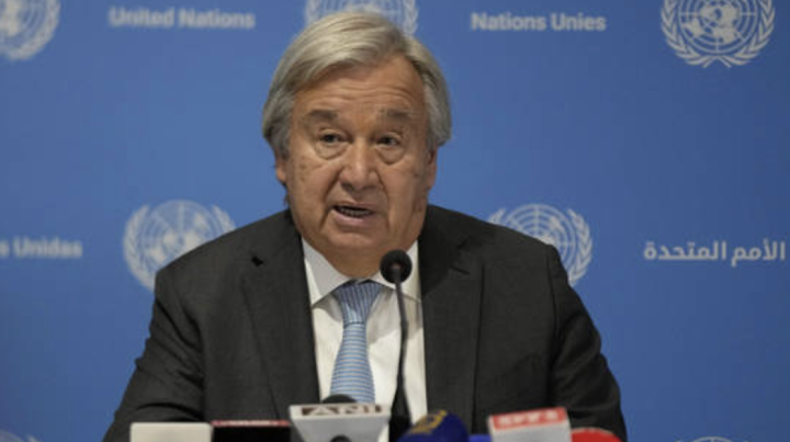 Tổng thư ký Liên hợp quốc Antonio Guterres. (Ảnh: AP)