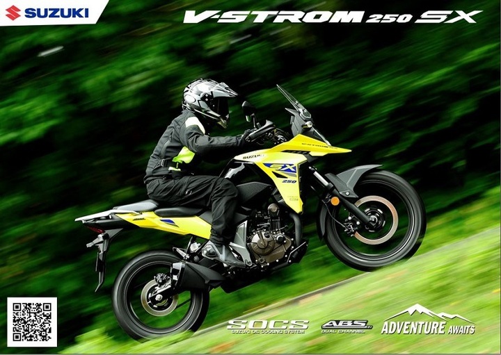 Suzuki V-Strom 250SX phiên bản mới. (Ảnh: Suzuki)