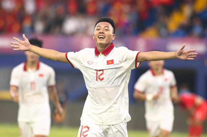 Thái Sơn toả sáng ở cấp độ U23 Việt Nam.